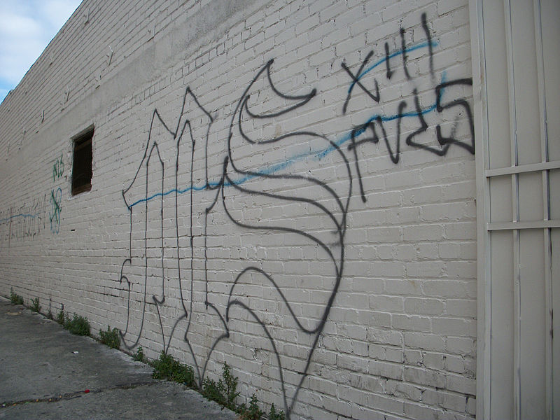 800px-Mara Salvatrucha Graffiti 0