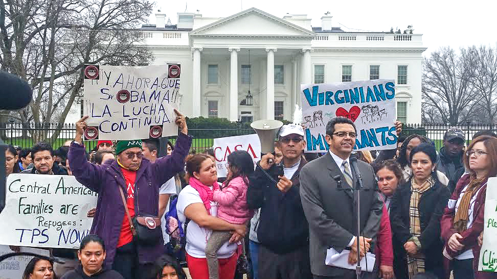 Daniella - Immigration Protest at White House-1