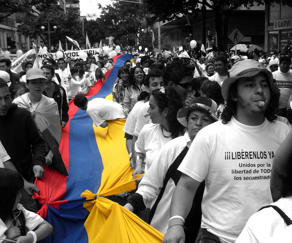 Marchando por la libertad en Colombia