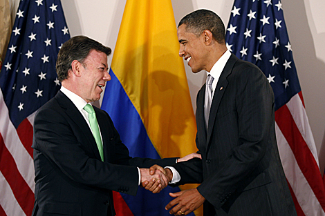 Obama and Santos