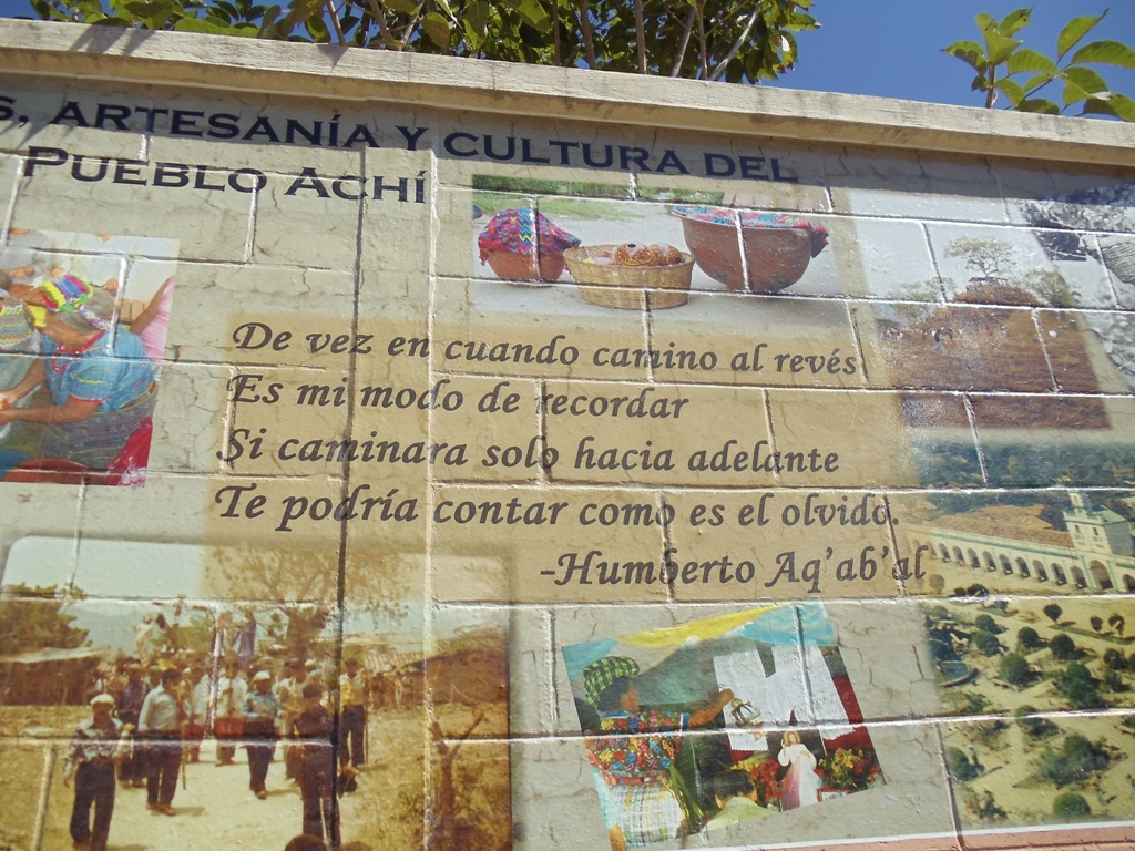 Photo of mural in Rabinal